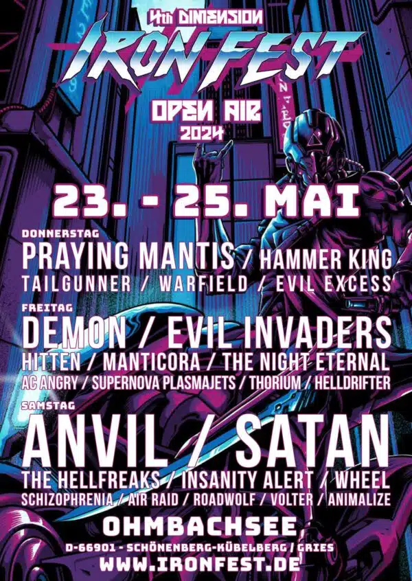 Iron Fest Open Air 2024 Fourth Dimension Regular Weekend Ticket