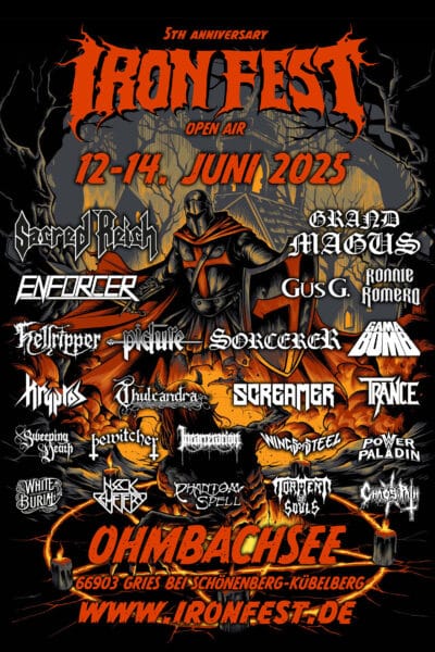 Iron Fest Open Air 2025 - 5th Anniversary - Regular Hardcover Festival Ticket