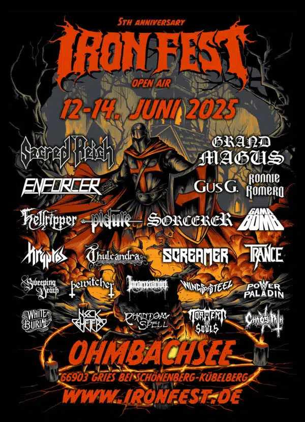 Iron Fest Open Air 2025 - 5th Anniversary - Regular Festival Ticket - Hardcover Ticket
