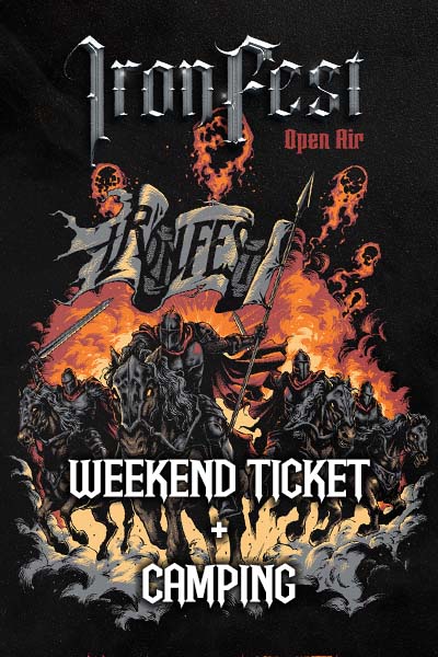 IronFest Open Air 2026 - True Honor Ticket mit Camping Bundle - Hardcover Ticket
