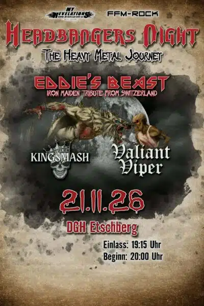 Headbangers Night – The Heavy Metal Journey Print@Home Ticket